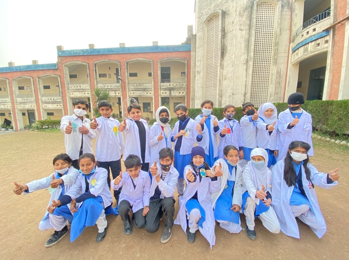 Photo of Maha's students.
