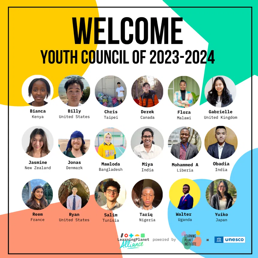 An image of the new Youth Council cohort.