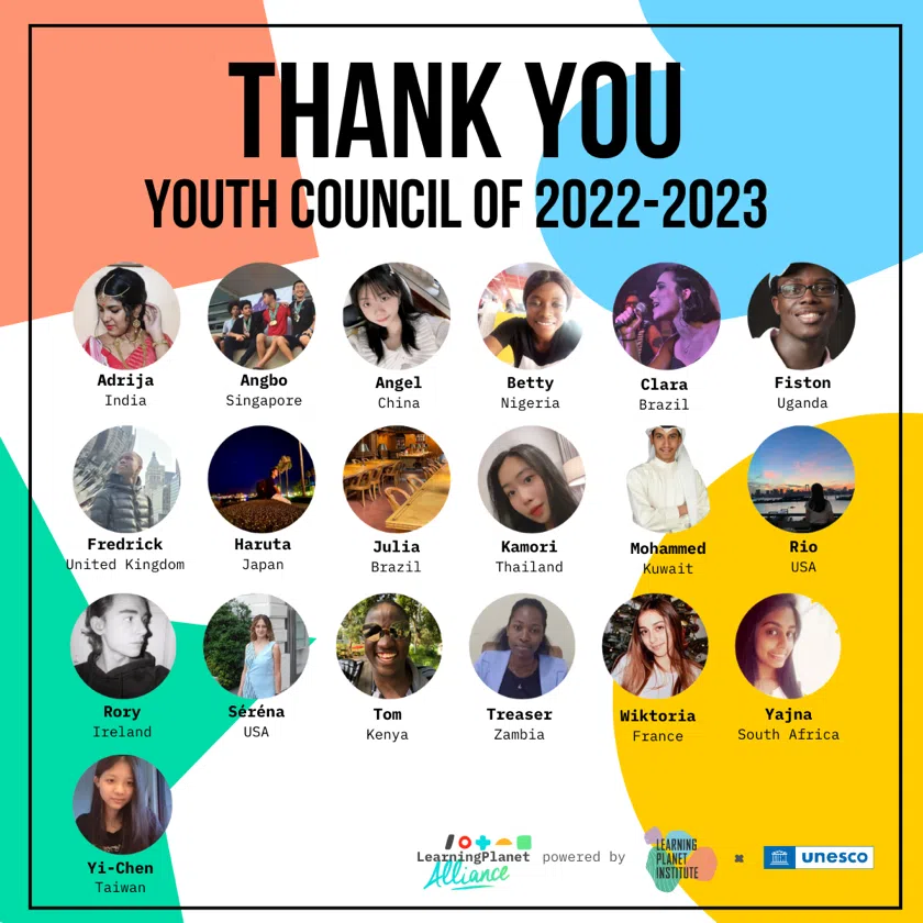 Image of this past year's Youth Council cohort.